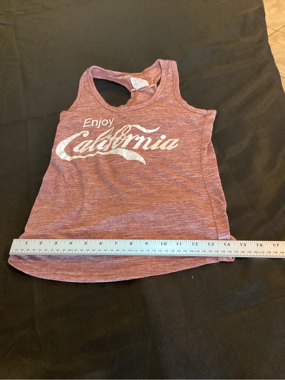 Enjoy California' ,Racerback Tank,Size Small - Picture 7 of 7